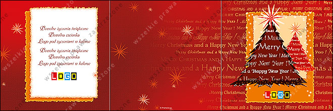 kartki świąteczne z kolędami - CD-karnet - wzór cdkarn_BK-394 awers
